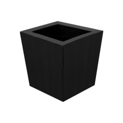 Frida 50 l beton plantekumme Antracit Silikatmalet - firkantet