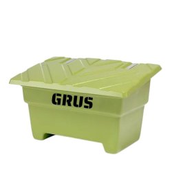 Sandboks/Saltboks - 550 Liter Grn sandbeholder med lg