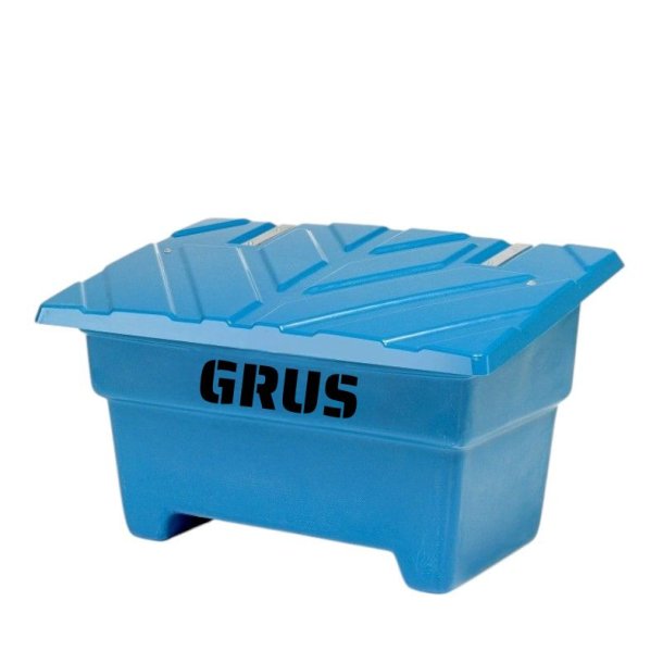 Sandboks/Saltboks - 550 Liter Bl sandbeholder med lg