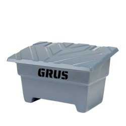 Sandboks/Saltboks - 550 Liter Gr sandbeholder med lg