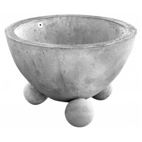 Alicia 90 L beton plantekumme gr basic- rund/fod