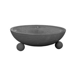 Engla 200 L beton plantekumme antracit basic - rund/fod