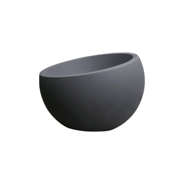 Liam 210 L beton plantekumme Antracit silikatmalet - rund