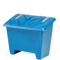 Sandboks/Saltboks - 130 Liter Bl sandbeholder med lg