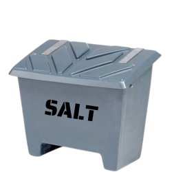 Sandboks/Saltboks - 130 Liter Gr sandbeholder med lg