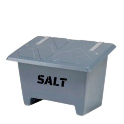 Sandboks/Saltboks - 250 Liter Gr sandbeholder med lg