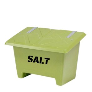 Sandboks/Saltboks - 250 Liter Grn sandbeholder med lg