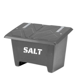 Sandboks/Saltboks - 250 Liter Sort sandbeholder med lg