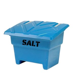 Sandboks/Saltboks - 350 Liter Bl sandbeholder med lg
