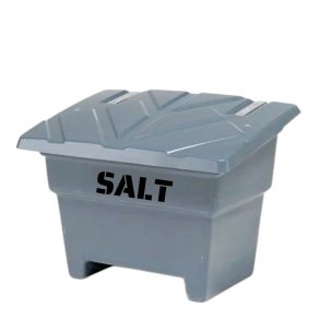 Sandboks/Saltboks - 350 Liter Gr sandbeholder med lg