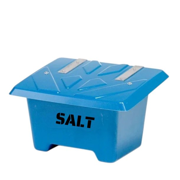 Sandboks/Saltboks - 65 Liter Bl sandbeholder med lg