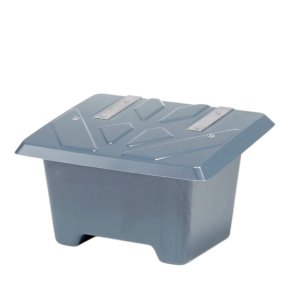 Sandboks/Saltboks - 65 Liter Gr� sandbeholder med l�g