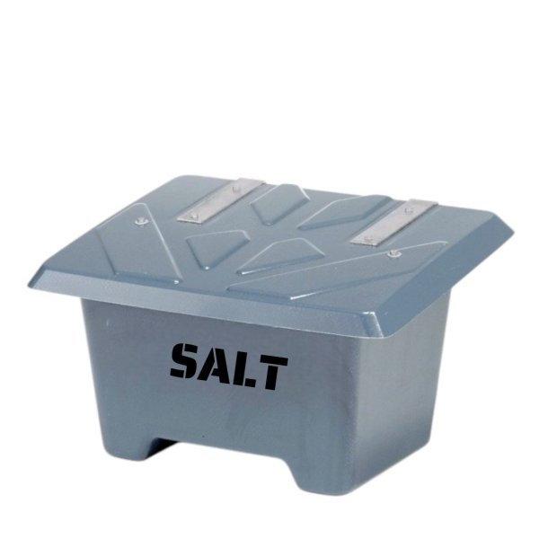 Sandboks/Saltboks - 65 Liter Gr sandbeholder med lg