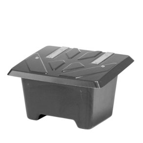Sandboks/Saltboks - 65 Liter Sort sandbeholder med l�g