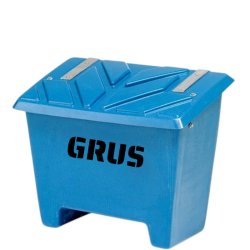 Sandboks/Saltboks - 130 Liter Bl sandbeholder med lg