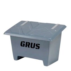 Sandboks/Saltboks - 250 Liter Gr sandbeholder med lg