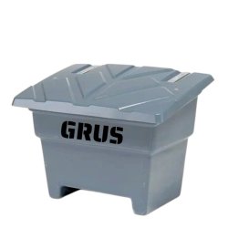 Sandboks/Saltboks - 350 Liter Gr sandbeholder med lg