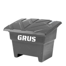 Sandboks/Saltboks - 350 Liter Sort sandbeholder med lg