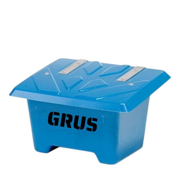 Sandboks/Saltboks - 65 Liter Bl sandbeholder med lg