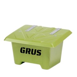 Sandboks/Saltboks - 65 Liter Grn sandbeholder med lg