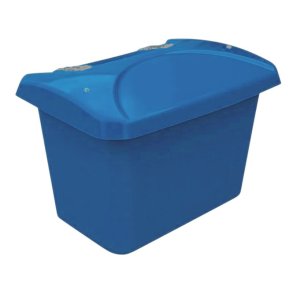 EU-Saltboks/Sandboks 250 Liter - Bl sandbeholder med lg