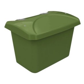 EU-Saltboks/Sandboks 250 Liter - Grn sandbeholder med lg