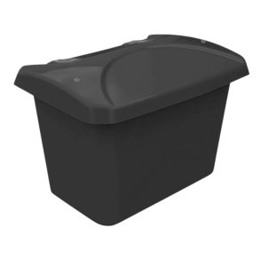 EU-Saltboks/Sandboks 250 Liter - sort sandbeholder med lg
