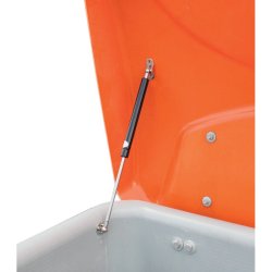 HB udendrs opbevaringsboks 250 L - Mobil orange redskabsboks