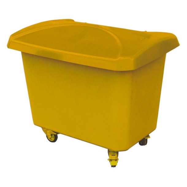 HB udendrs opbevaringsboks 250 L - Mobil gul redskabsboks