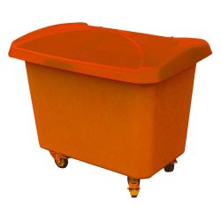 HB udendrs opbevaringsboks 250 L - Mobil orange redskabsboks