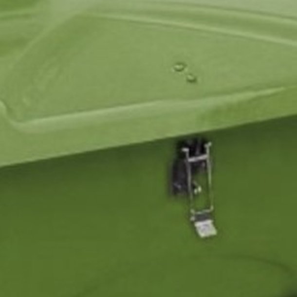 HB Udendrs opbevaringsboks - 280 Liter Grn redskabsboks - Lg med gasdmper