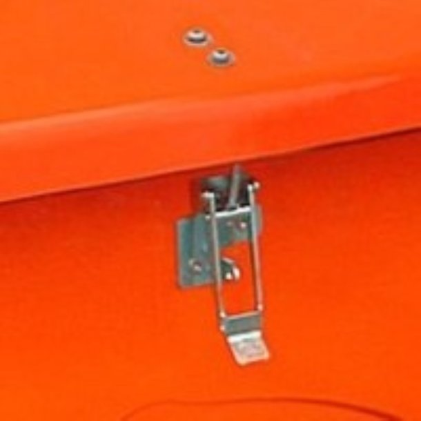 HB Udendrs opbevaringsboks - 280 Liter Orange redskabsboks