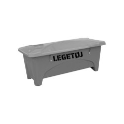 HB Udendrs opbevaringsboks - 475 Liter Gr redskabsboks