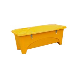 HB Udendrs opbevaringsboks - 475 Liter Gul redskabsboks - Lg med gasdmper