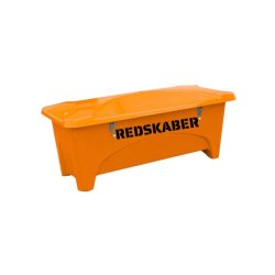 HB Udendrs opbevaringsboks - 475 Liter Orange redskabsboks - lg med gasdmper