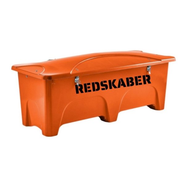 HB Udendrs opbevaringsboks - 750 Liter Orange redskabsboks