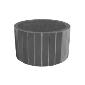 Emil 140 L beton plantekumme antracit basic - rund