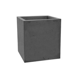 Otto 375 L beton plantekumme antracit basic - firkantet