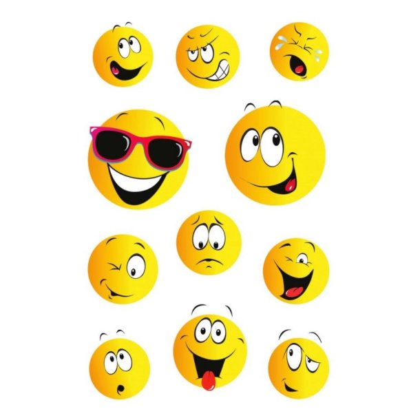 Herma Decor stickers - smileys - 3 stk.