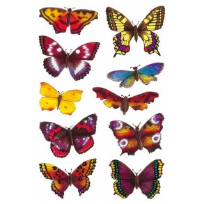 Herma Decor stickers - forskellige sommerfugle - 2 stk.