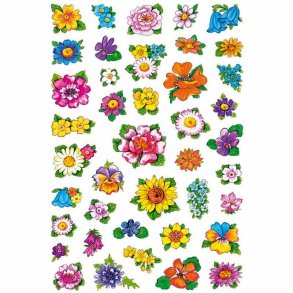 Herma Decor stickers - forskellige sm blomster - 3 stk.