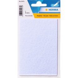 Herma Filtplade - selvkl�bende - 75x115mm - hvid