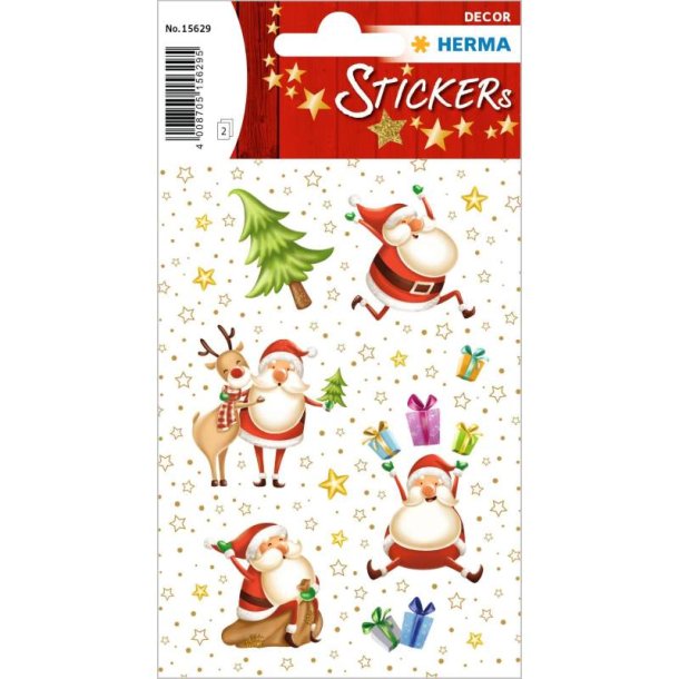 Herma Decor klistermrker/stickers - Merry Christmas - 2 stk.