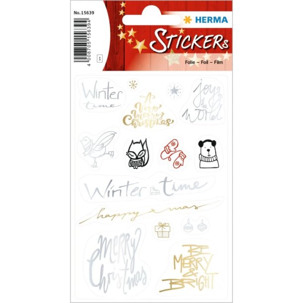 Herma klistermrker/stickers - Creative jul vintertid - 1 stk.