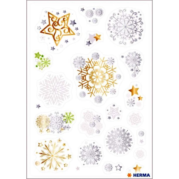 Herma klistermrker/stickers - Creative Christmas Stars - 1 stk.