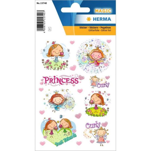 Herma Magic klistermrker/stickers - prinsesse - 1 stk.