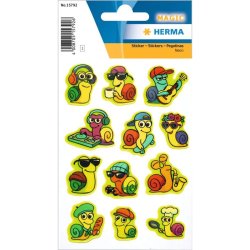 Herma Magic Klisterm�rker/Stickers - Snegle - 1 Ark