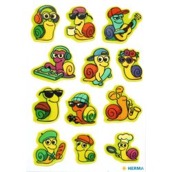 Herma Magic Klisterm�rker/Stickers - Snegle - 1 Ark