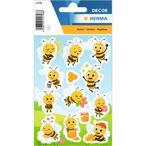 Herma Decor Klisterm�rker/Stickers - Honningbier - 3 Ark