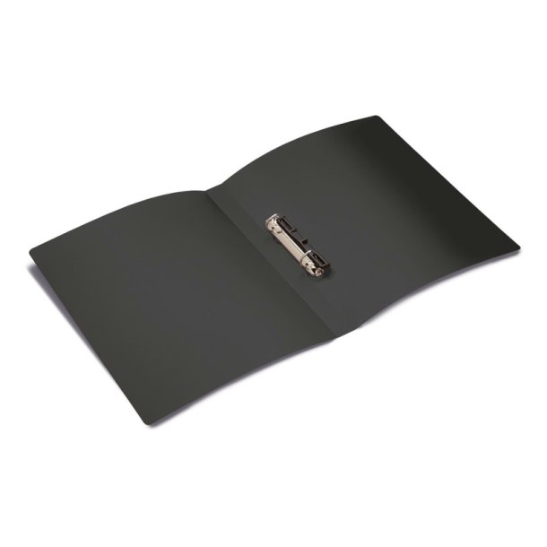 Herma A4 ringbind - Transparent Sort - 2 D-ringe - rygbredde 25mm